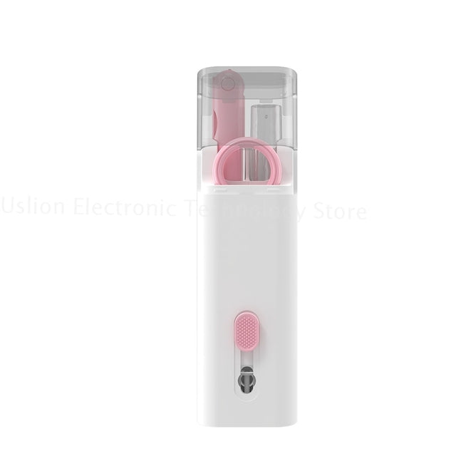 7-in-1 Electronics Cleaner Brush Kit Pink